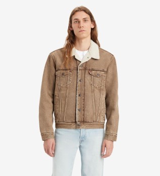 Chaqueta Trucker Type III Sherpa marrón