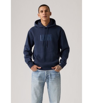 Sudadera Relaxed Graphic marino