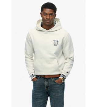 Athletic Club Hood Sweatshirt vit