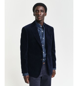 Jas Slim Fit Corduroy marine