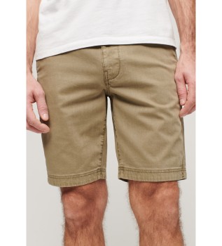 Light brown Officer chino shorts
