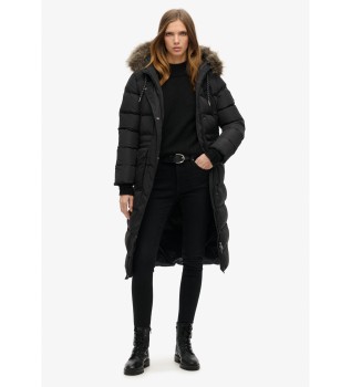 Cappotto lungo nero Everest