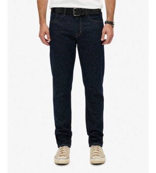 Navy Vintage Slim Straight Jeans 