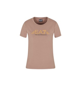 Eagle Logo Crossover T-shirt beige