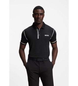 Paddytech Goc schwarzes Poloshirt