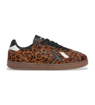 Turnschuhe Ball Print braun
