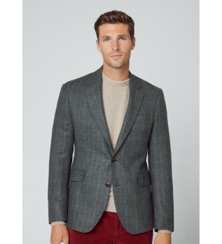 Blazer Green Cash Tattersal