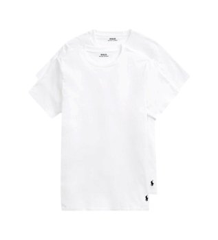 Lot de deux T-shirts classiques blancs