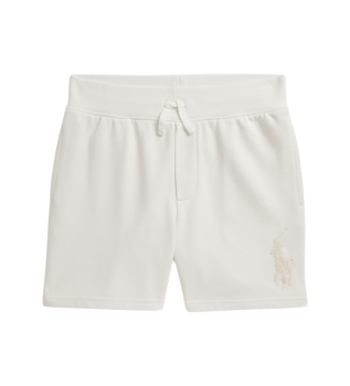Shorts French Terry blanco roto