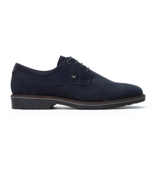 Watford Navy Leather Shoes