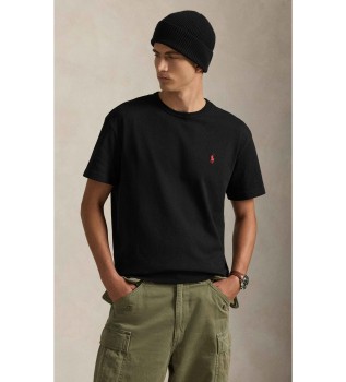 Classic Fit heavy knitted T-shirt black