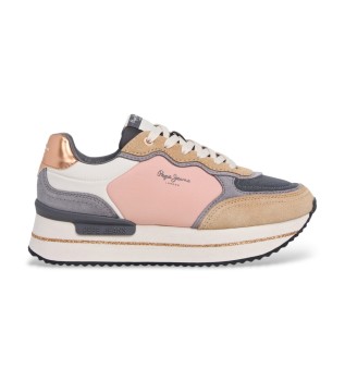 Rusper Glitzer Leder Sneakers mehrfarbig
