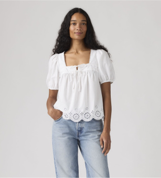 Bluse mit weißem Darling Openwork