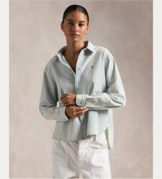 Camisa Cropped Boxy verde
