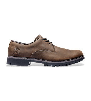 Sapatos de couro impermeáveis Stormbucks castanhos