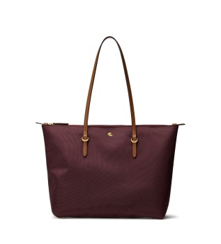 Bolsa tote Keaton média de nylon grená