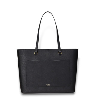 Karly large cross body tote bag black
