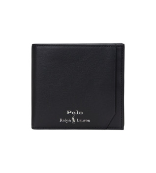 Monedero billetera de Piel Suave negro