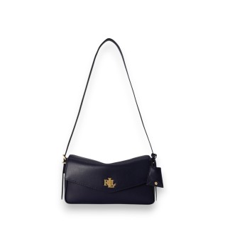 Bolso Farrah mediano de piel de napa marino