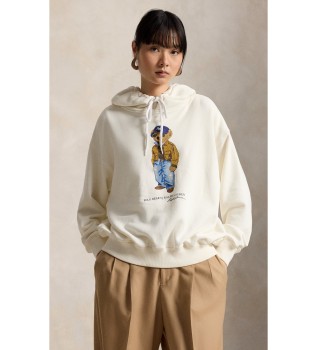 Bomuldssweatshirt til kvinder med off-white Bear Polo shirt