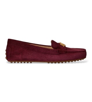 Mocasines Barnsbury de ante granate