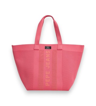 Sac à main en tricot Winslow rose