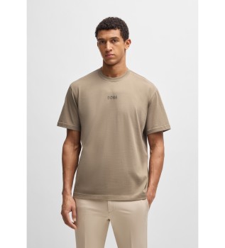 Brun fritidst-shirt