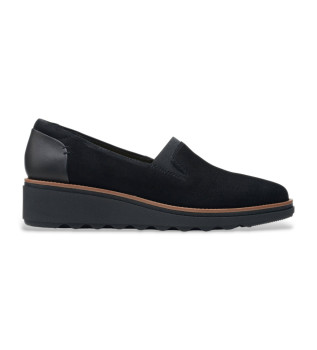 Zylah Sky schwarze Lederschuhe