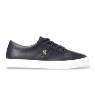 Granatowe buty sportowe Janson II ze skóry nappa