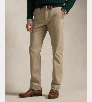 Calças Chino Bedford Straight Fit bege