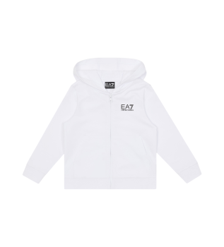 Felpa Core Identity in cotone bianco