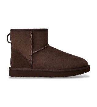 Leder-Stiefel Classic Mini II dunkelbraun