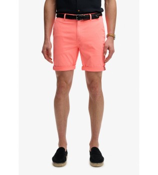 Calções Premium Regular Chino Laranja