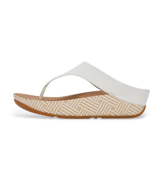 Sandali Lulu Lux Graphic in pelle bianca