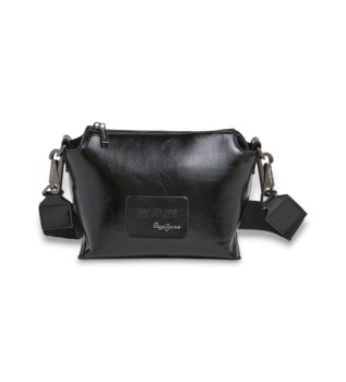 Borsa a tracolla Edith nera lucida