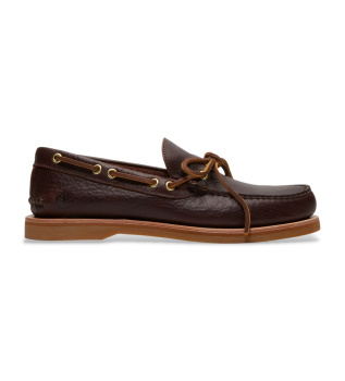 Sapatos náuticos Crafted castanhos