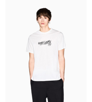 Camiseta de corte ajustado blanco