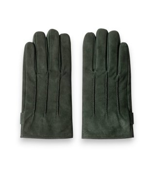Commuter Nubuck Touch leather gloves in green
