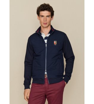 Hybrid sweatshirt marinblå
