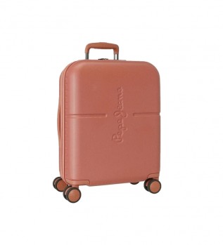 Valise à roulettes 55 cm orange
