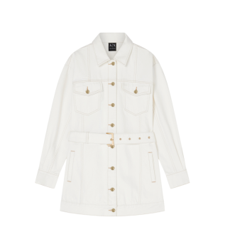 Witte blousonjas