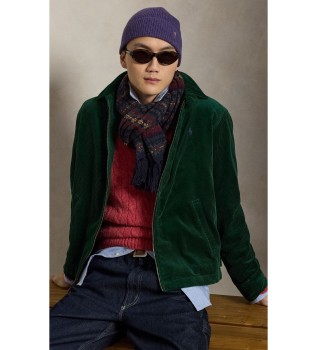 Chaqueta Wynton de pana verde