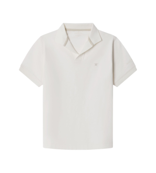 Poloshirt Johnny Collar weiß