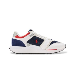 Baskets Train 89 V2 avec empiècement en daim blanc