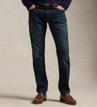 Blue Parkside Active Taper Stretch Jeans