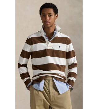 Brown Iconic Rugby Shirt