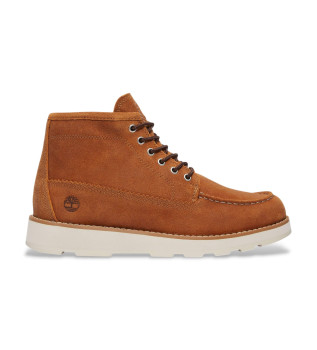 Stivaletti Chukka in pelle Britton Mills marrone