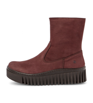 Botines de piel 1531 Brighton Burdeos