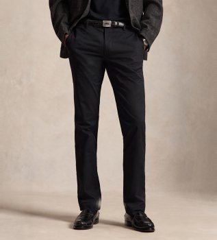 Black Greenwich Slim Fit Chino Pants