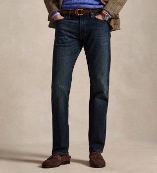 Hampton Jeans mit Stretch, gerades Bein, blau